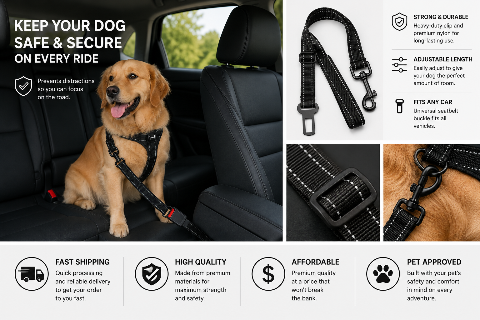 BackSeat Buddy™ Tethers